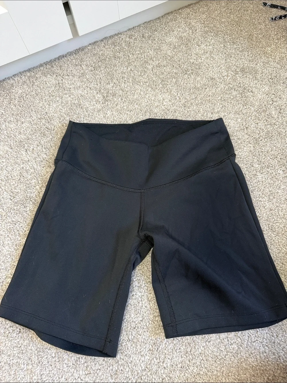 New Balance Black High-Rise Bike Shorts